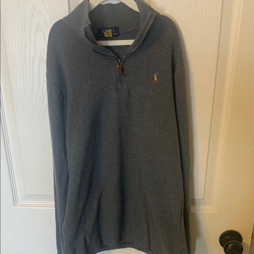 Polo by Ralph Lauren boys Grey half zip